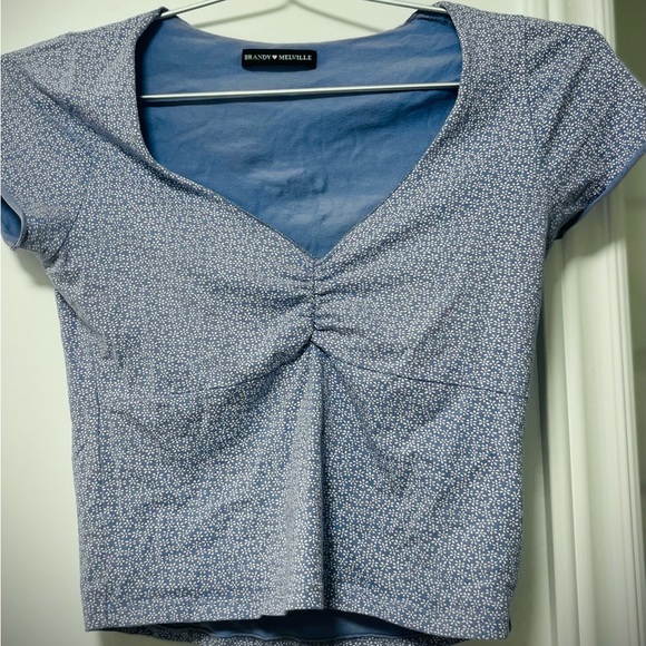 Blue Brandy Melville Gina Top - Picture 1 of 6